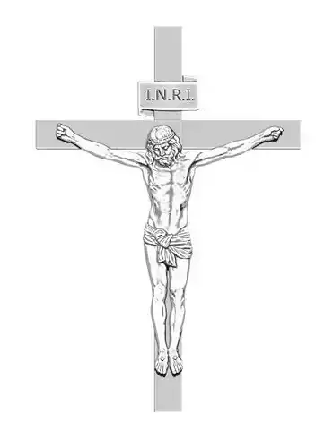 JESUS ON THE CROSS 3D Detailed Realistic