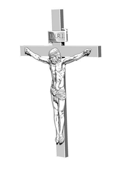 JESUS ON THE CROSS 3D Detailed Realistic 3D print model_1