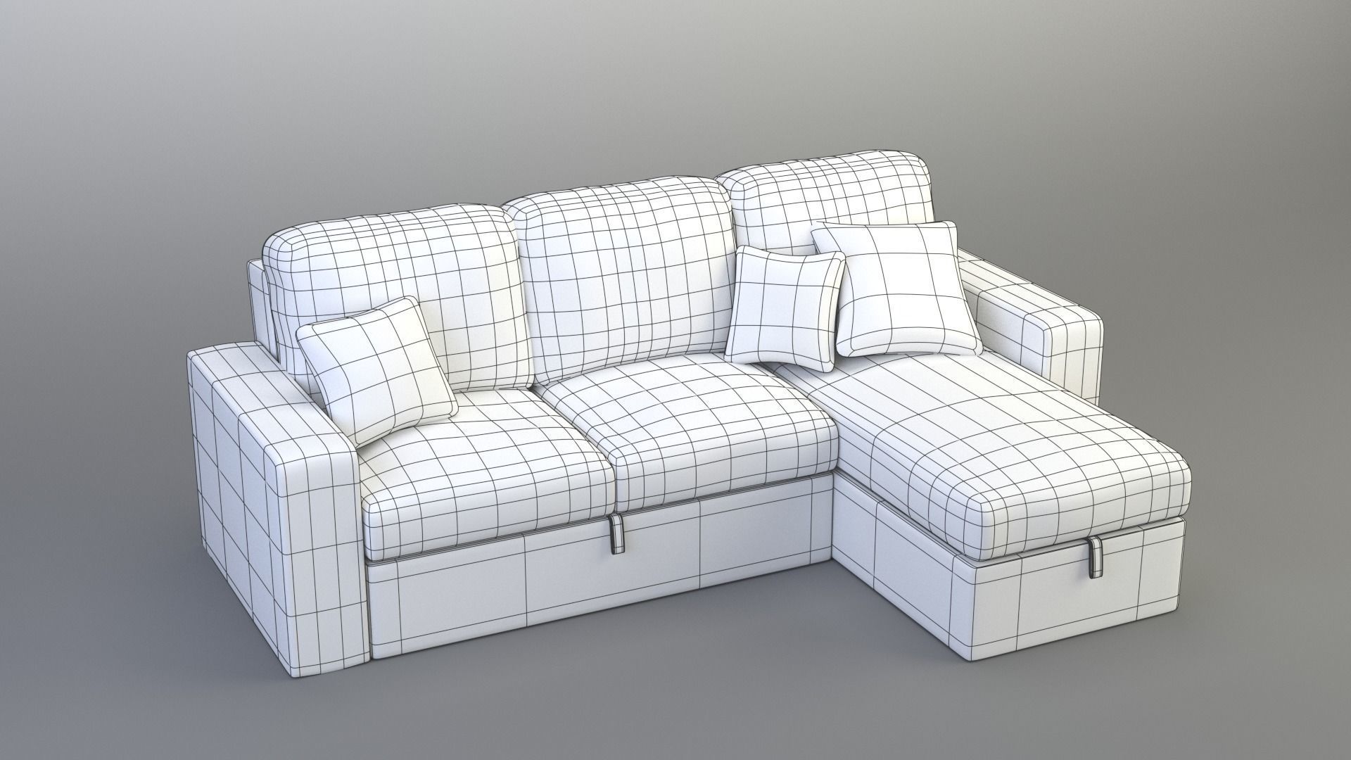Sofa Model No 01 3D model_8