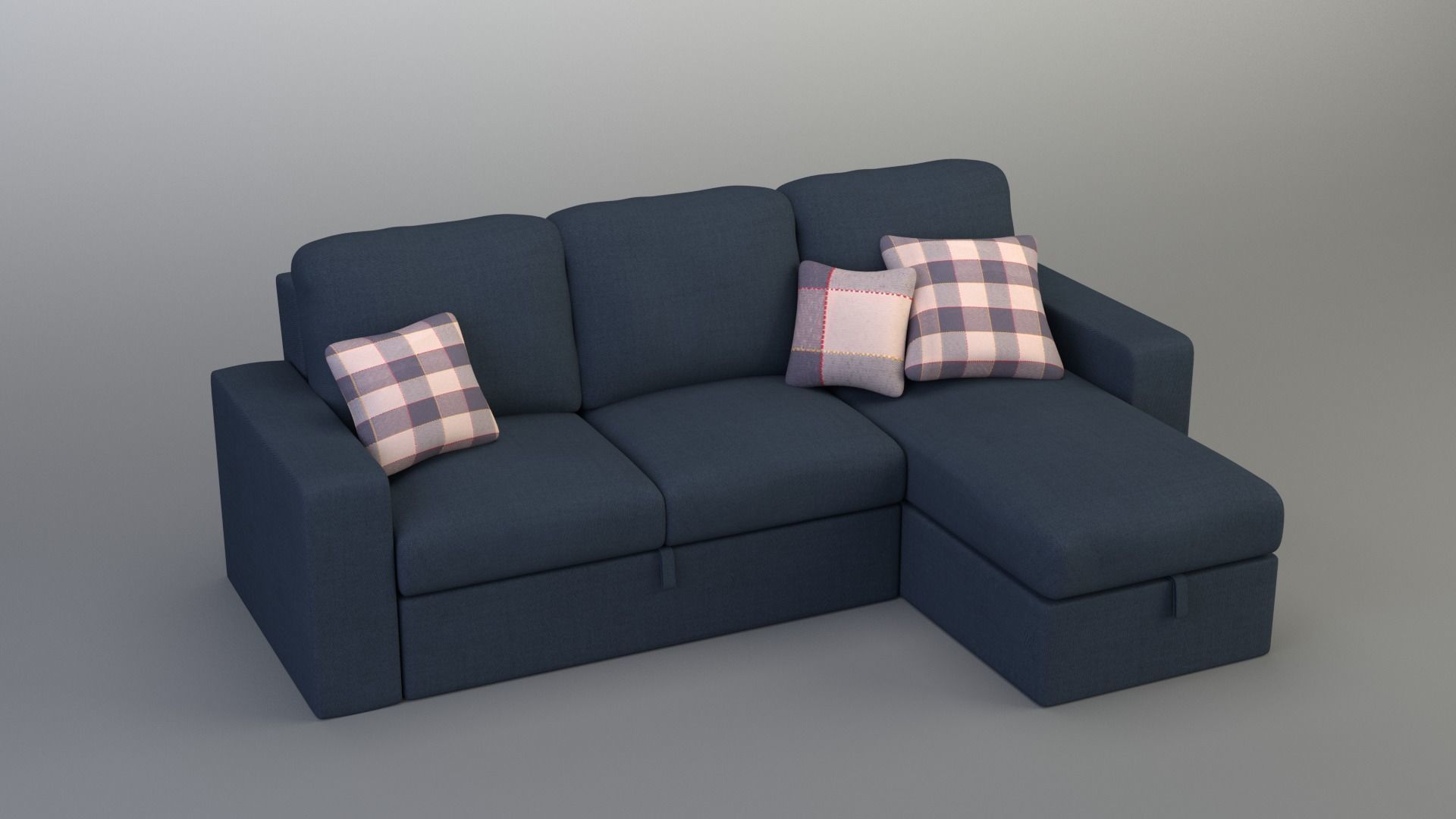 Sofa Model No 01 3D model_2