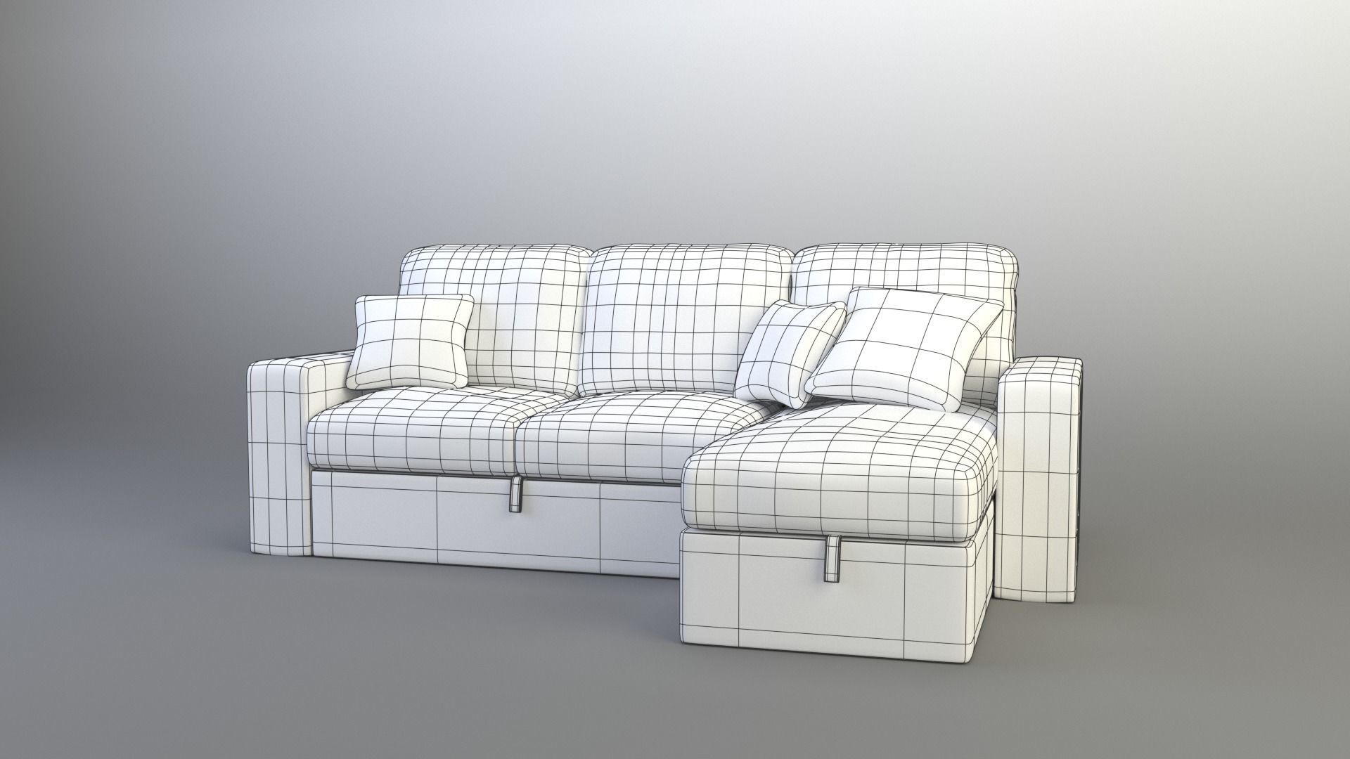 Sofa Model No 01 3D model_7
