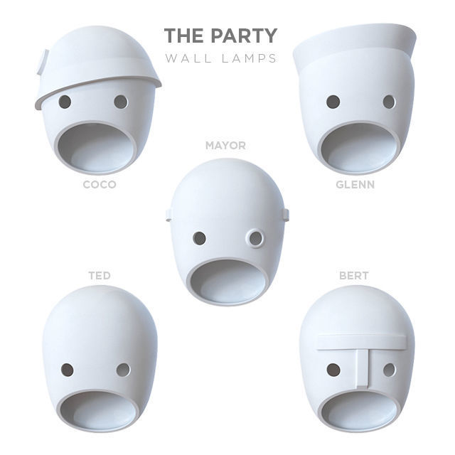 The Party Wall Lamps 3D model_1