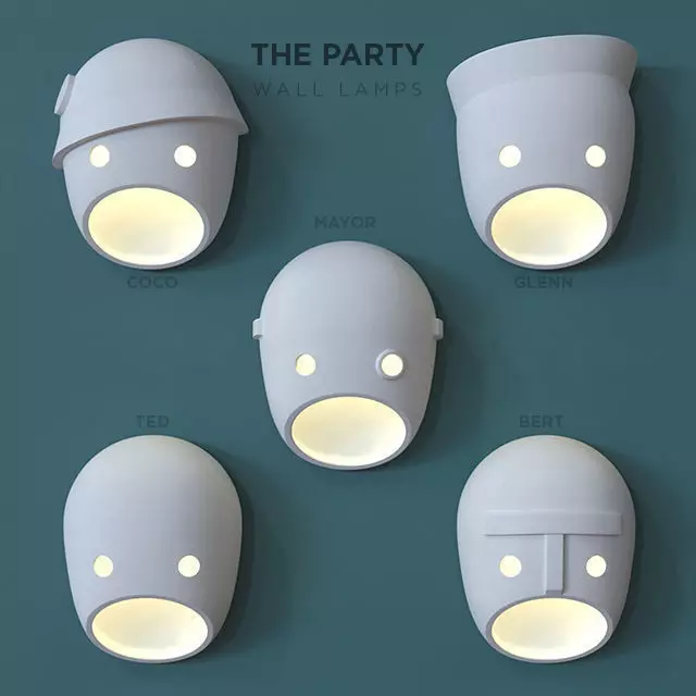 The Party Wall Lamps 3D model_0