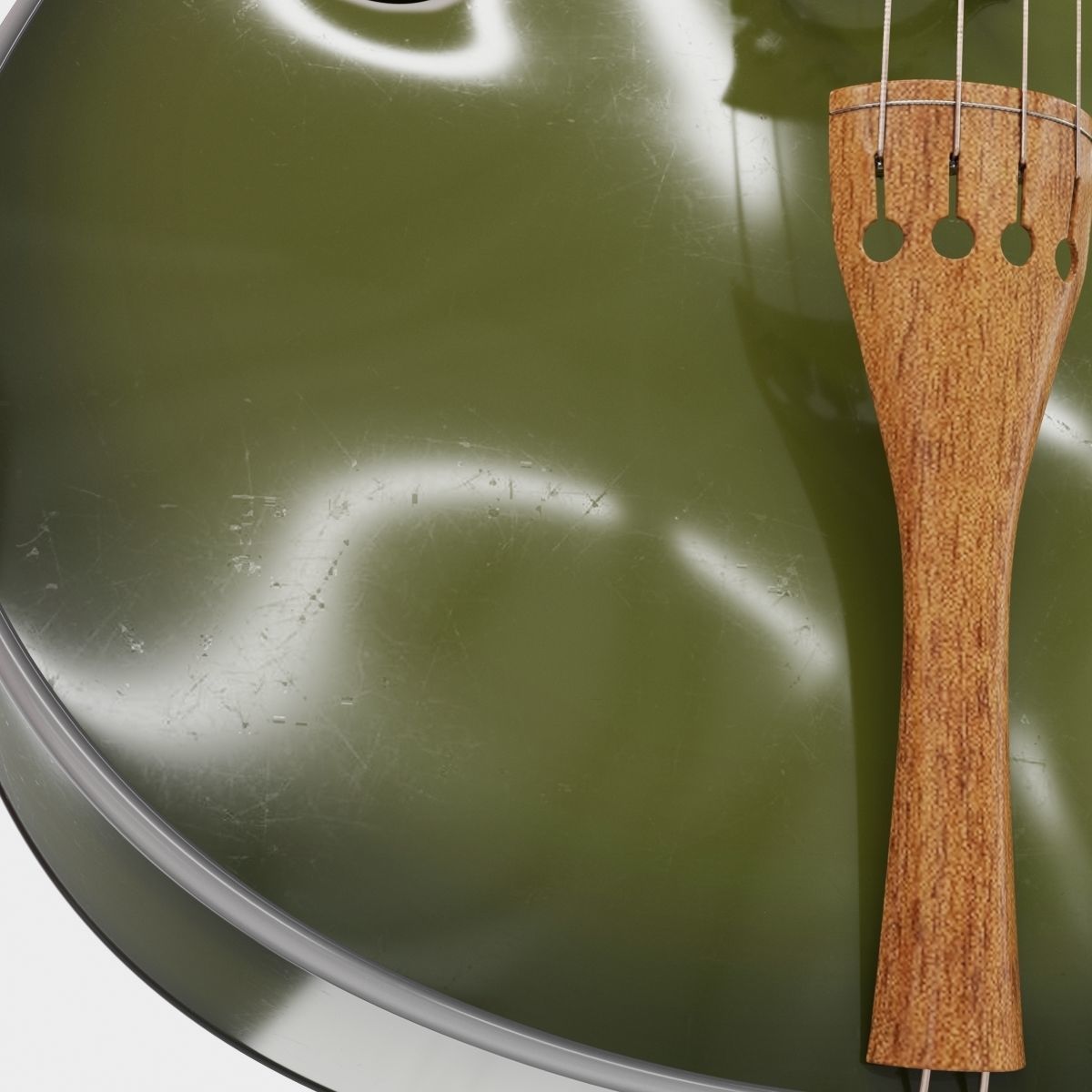 Double bass 3D model_7