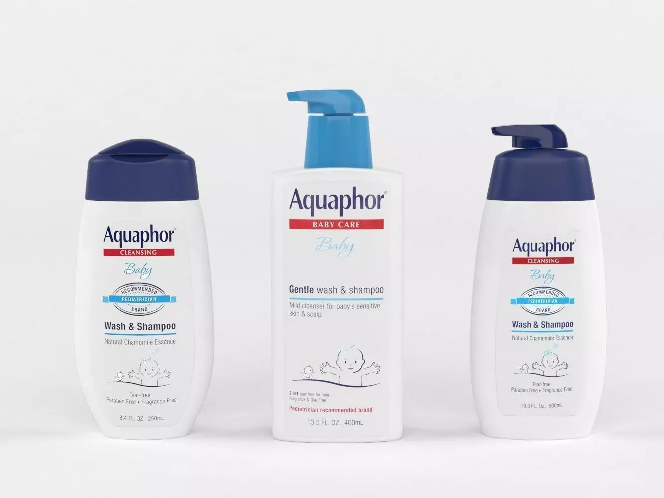 Aquaphor Baby Wash and Shampoo 3D model