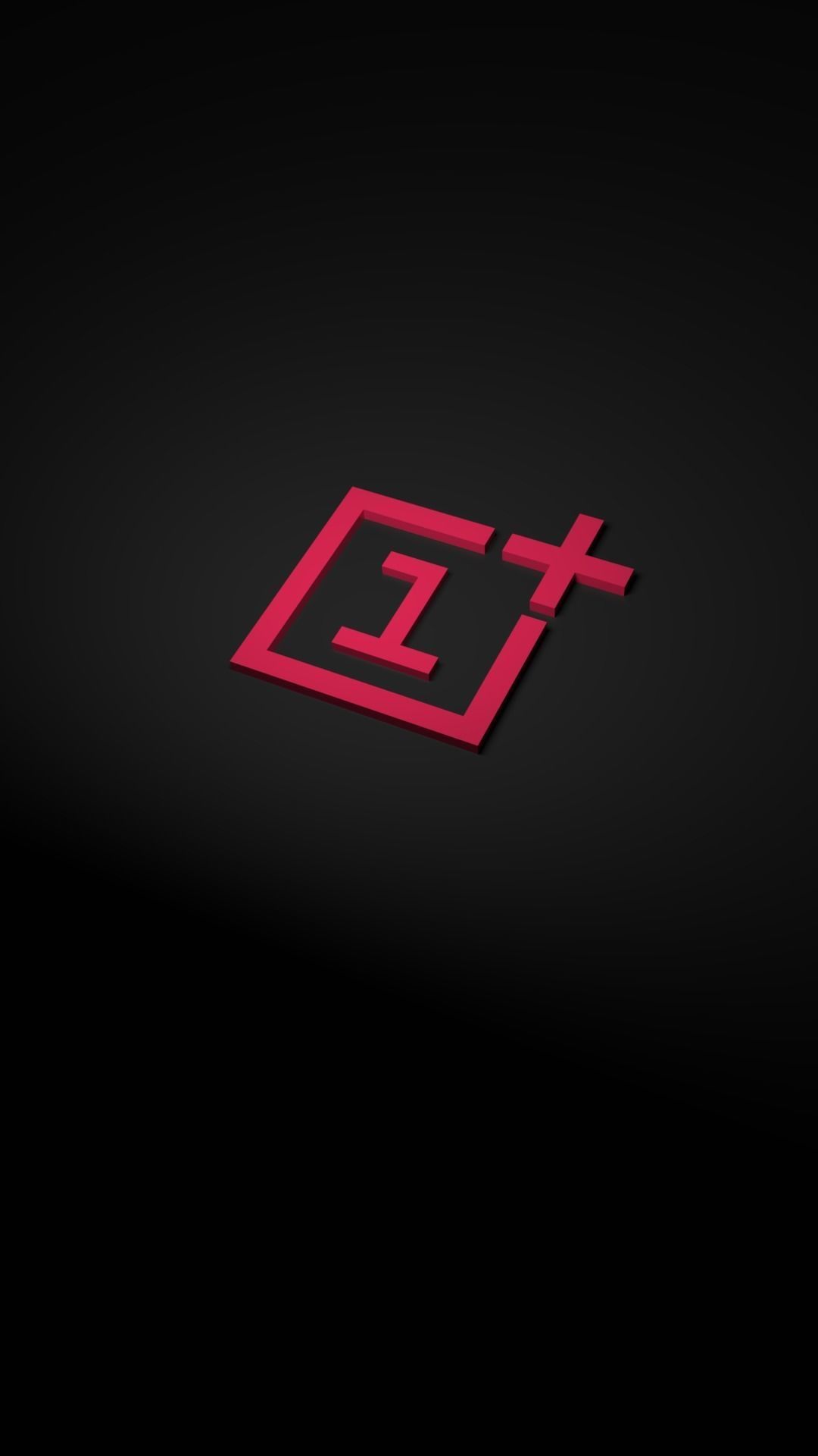 1 Plus Mobile Logo Low-poly 3D model_3