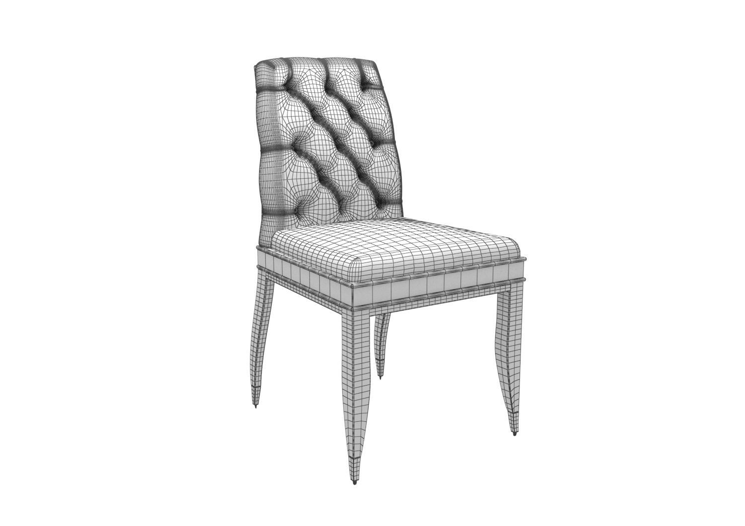 Chair Fitzroy 3D model_1