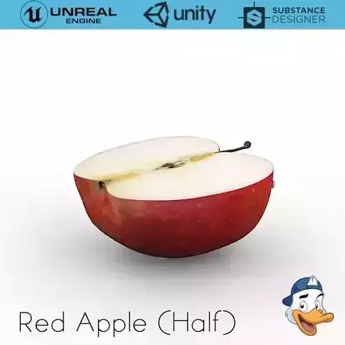 Red Apple Half