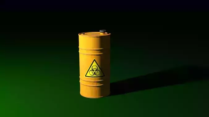 oil tank Free low-poly 3D model