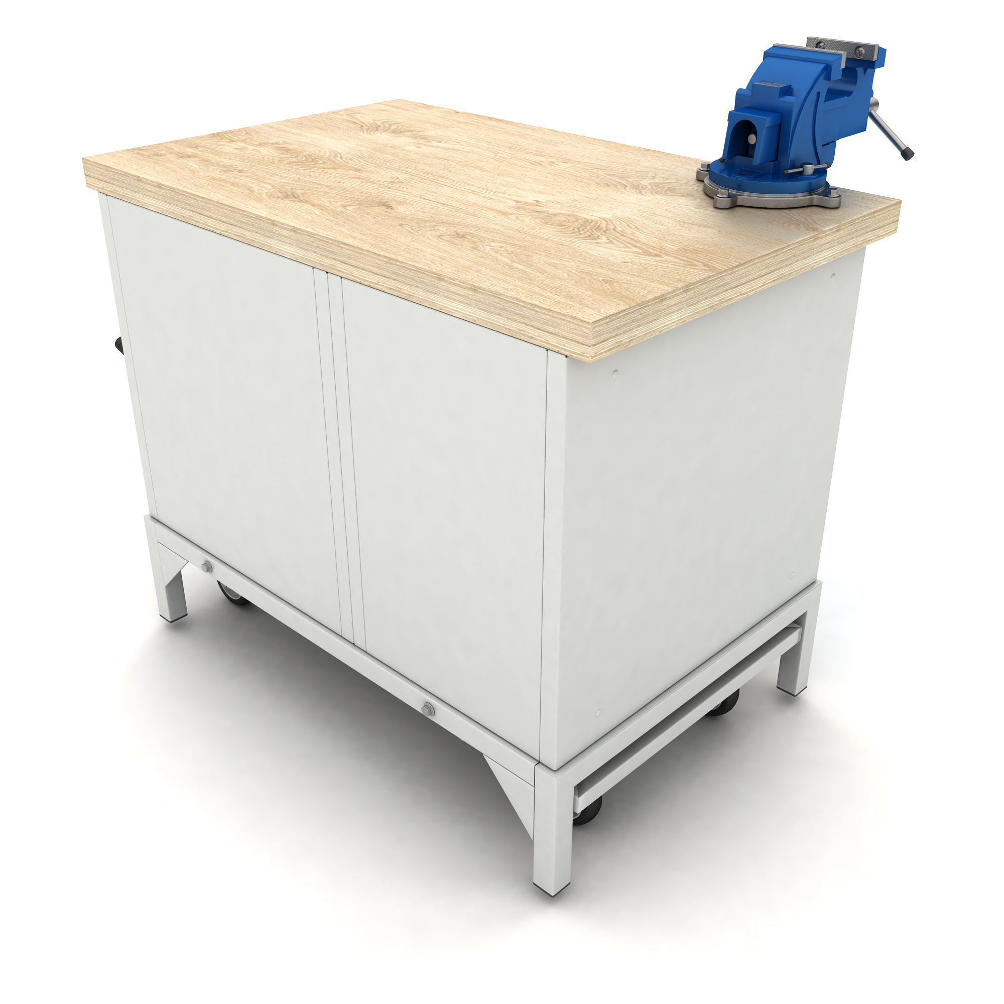 mobile workbench 3D model_6