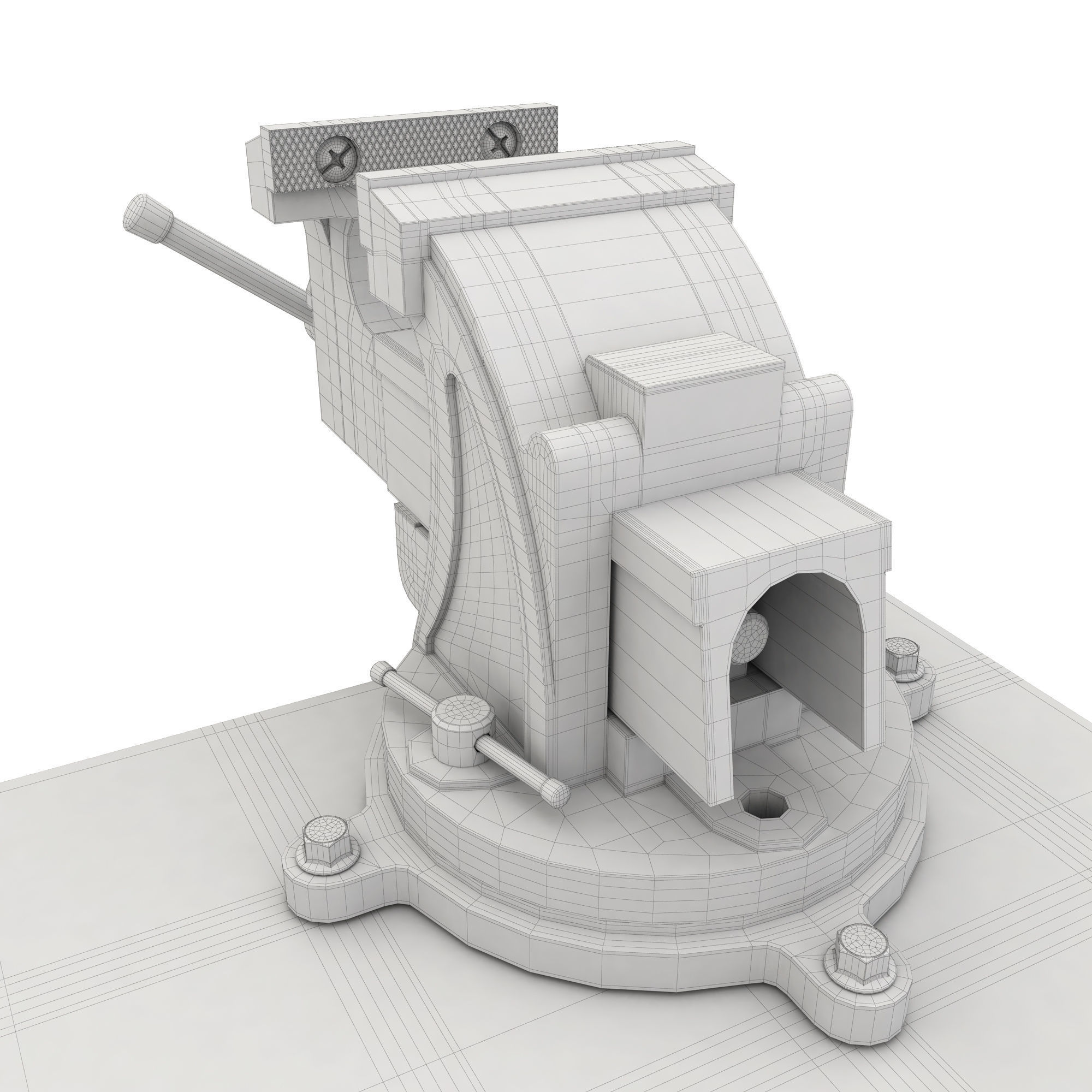 mobile workbench 3D model_20