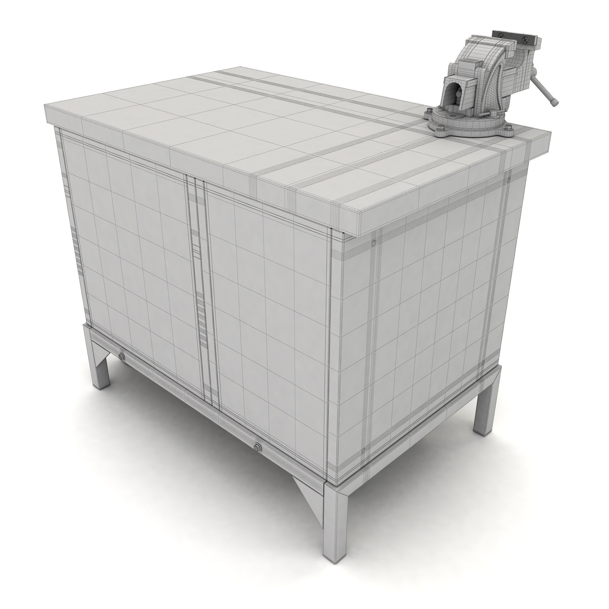 mobile workbench 3D model_17