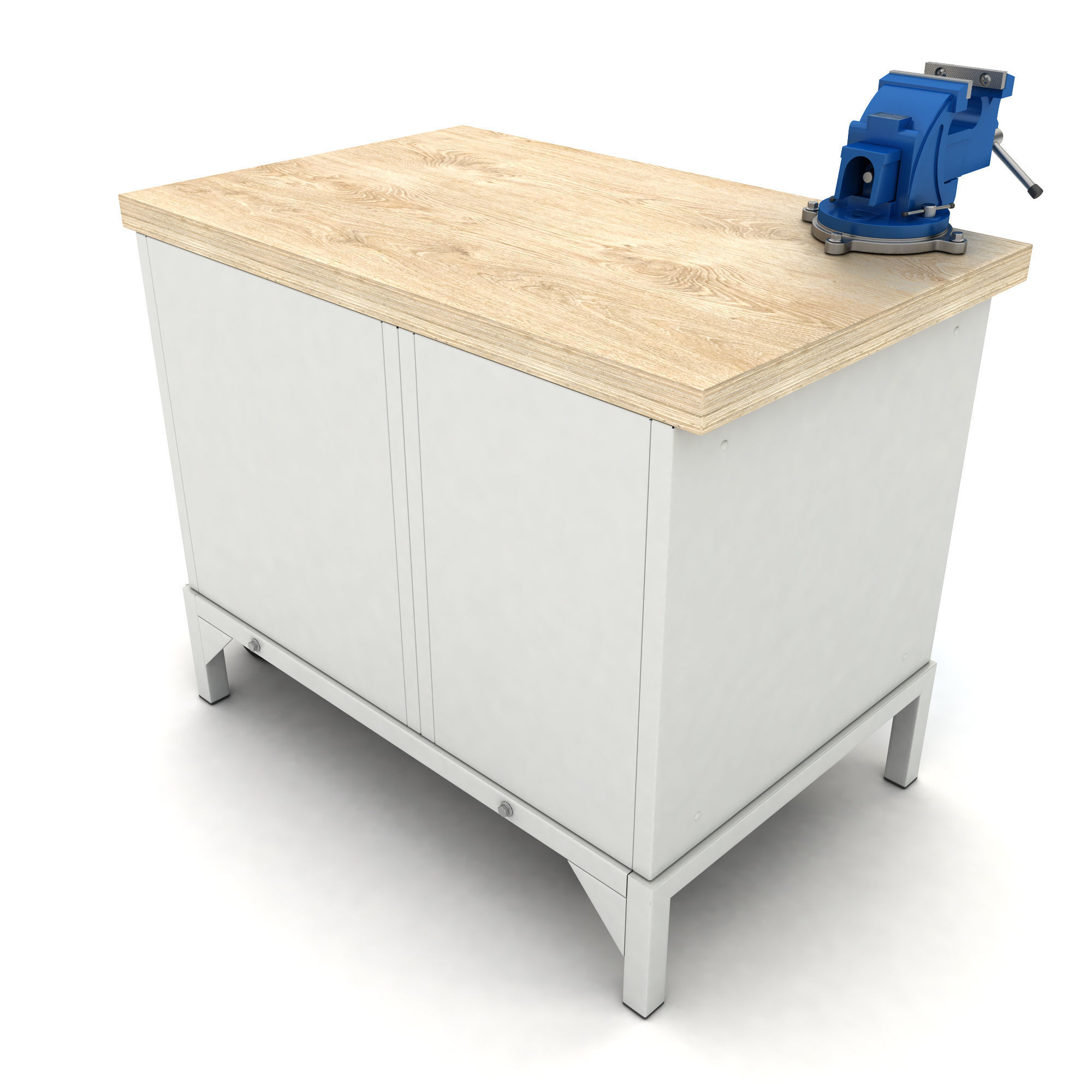 mobile workbench 3D model_5