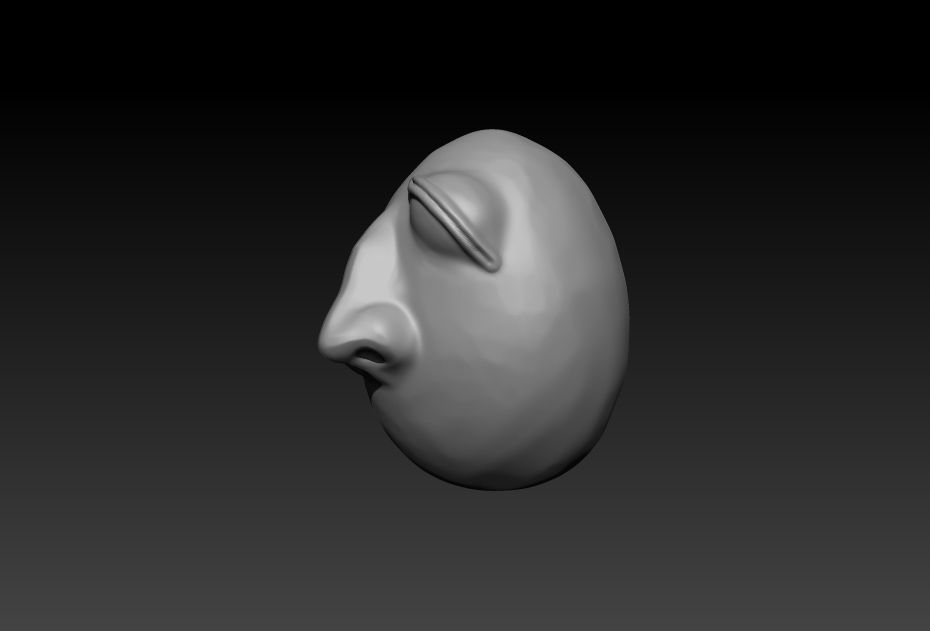 Behelit face  3D print model_1