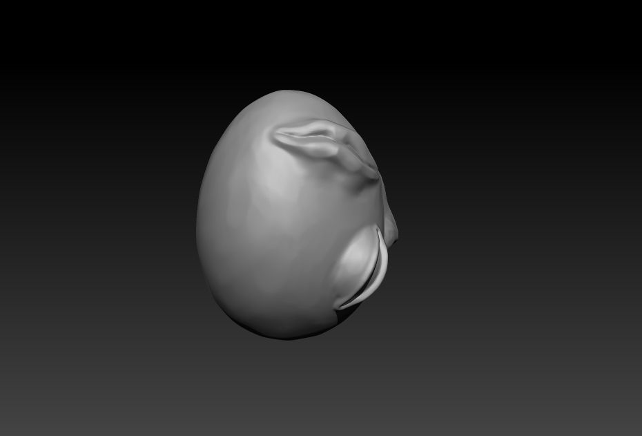 Behelit face  3D print model_3