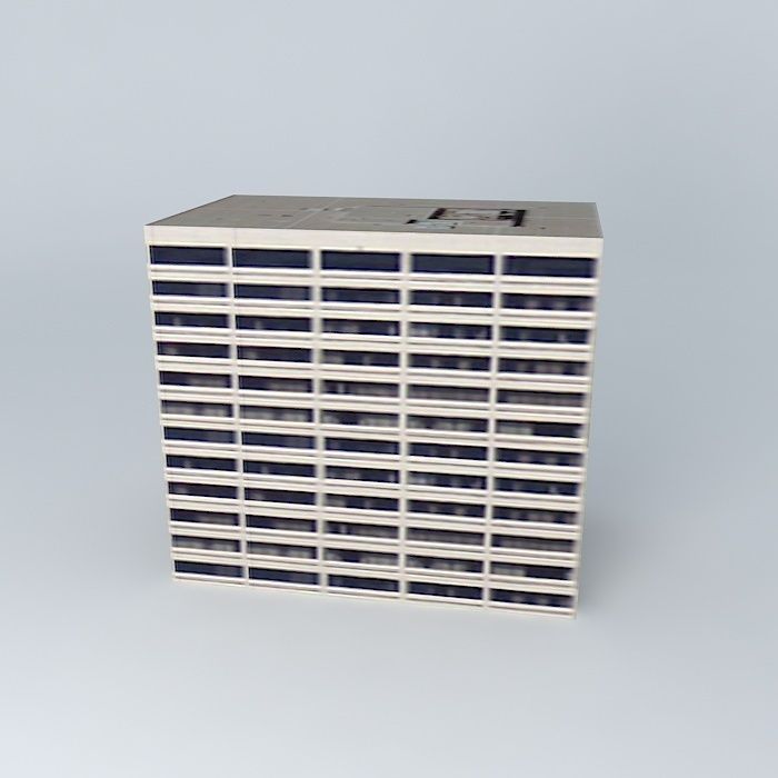 Portland Waterfront Tower Free 3D model_2