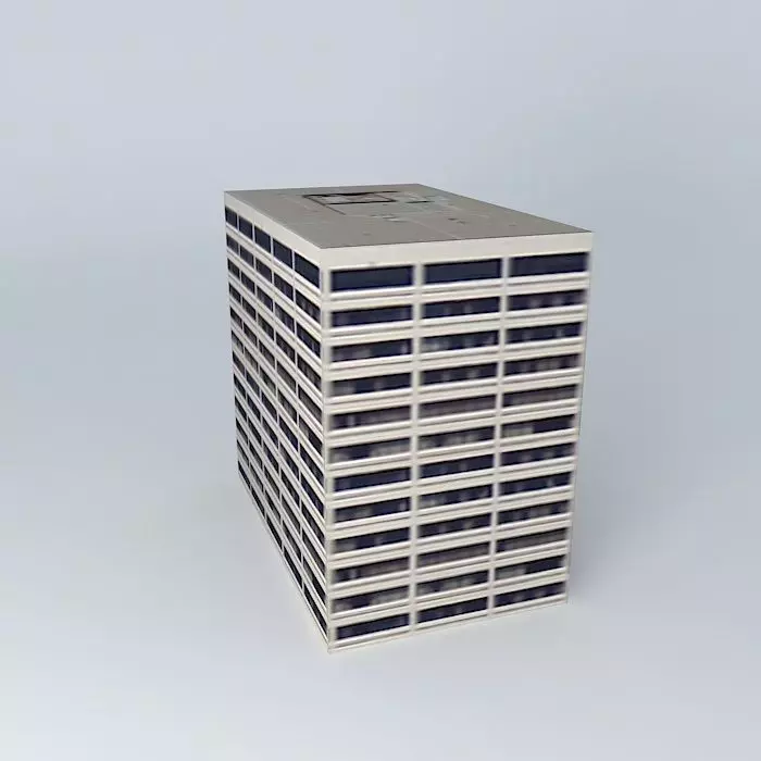 Portland Waterfront Tower Free 3D model_0