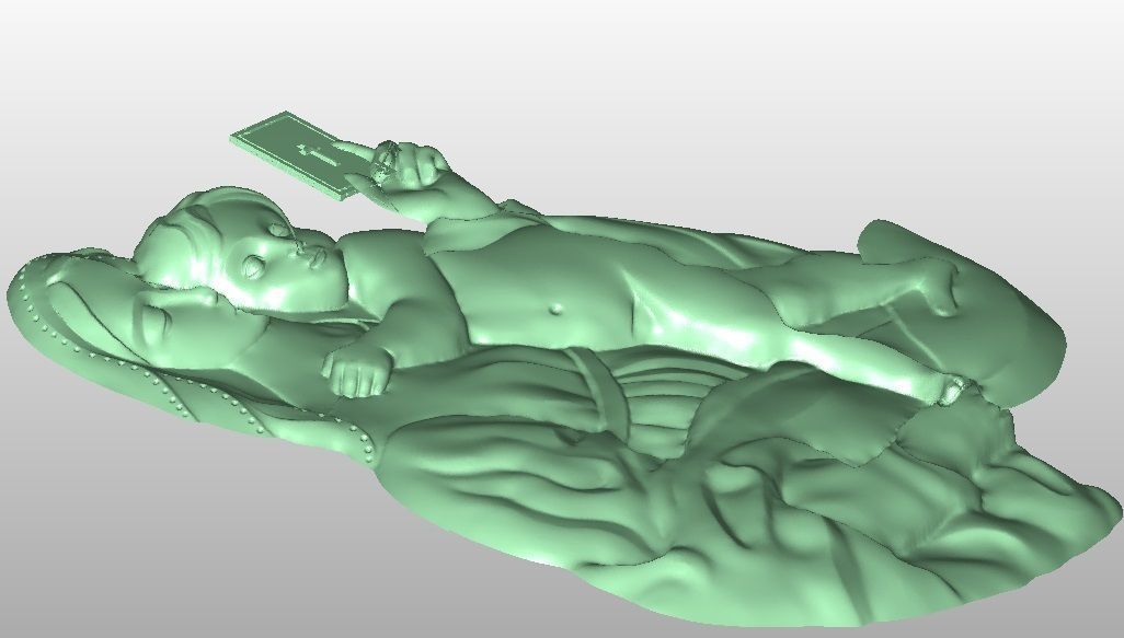 Madonna with child 3D model_1