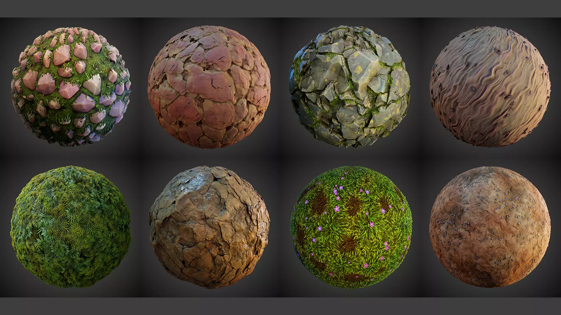 Stylized Forest Bog Materials Texture_0