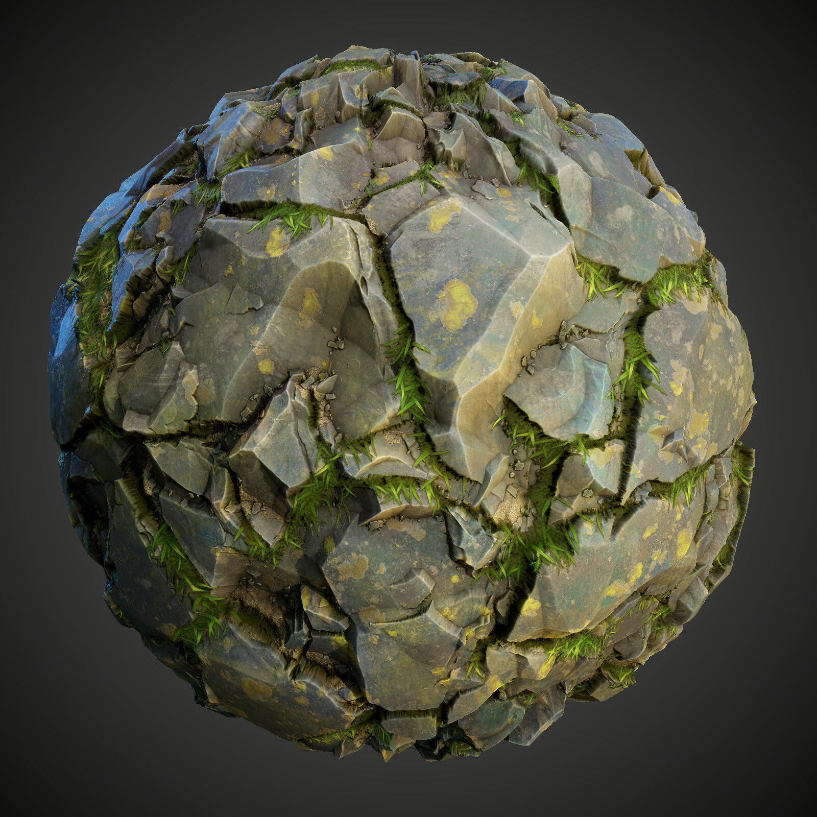 Stylized Forest Bog Materials Texture_6