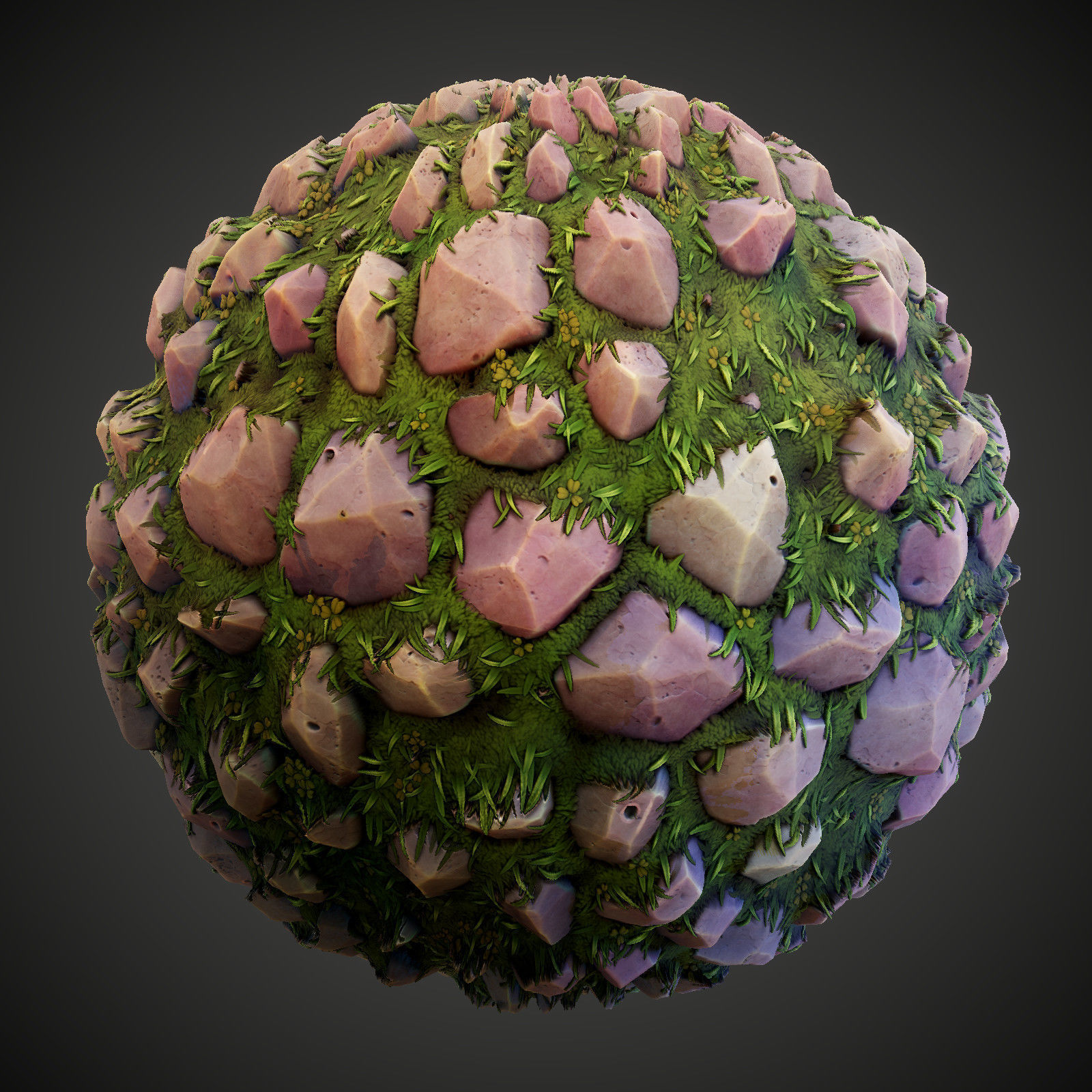 Stylized Forest Bog Materials Texture_3