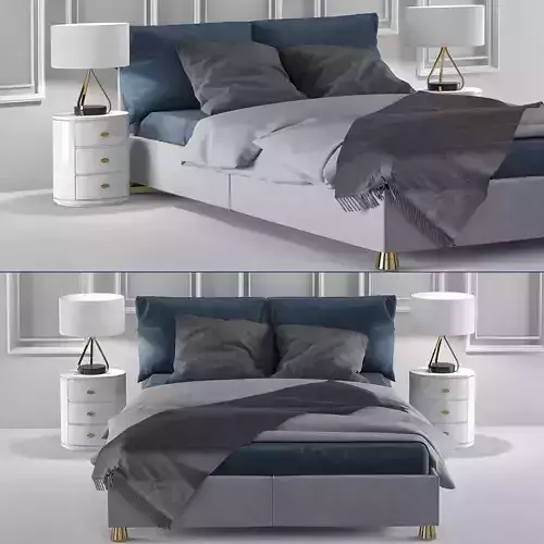  flou nathalie Double bed