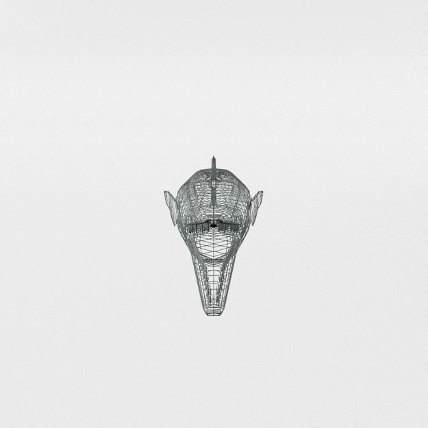 Needle Fish Low-poly 3D model_6