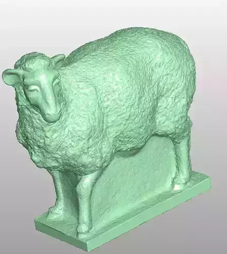 Sheep statue of