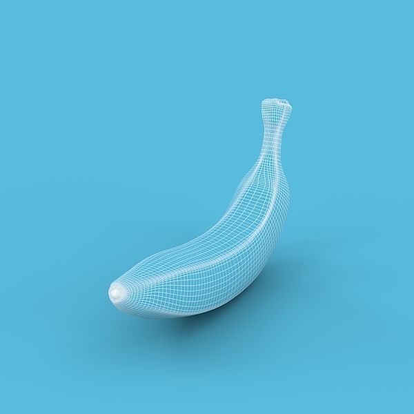 Banana 3D model_6
