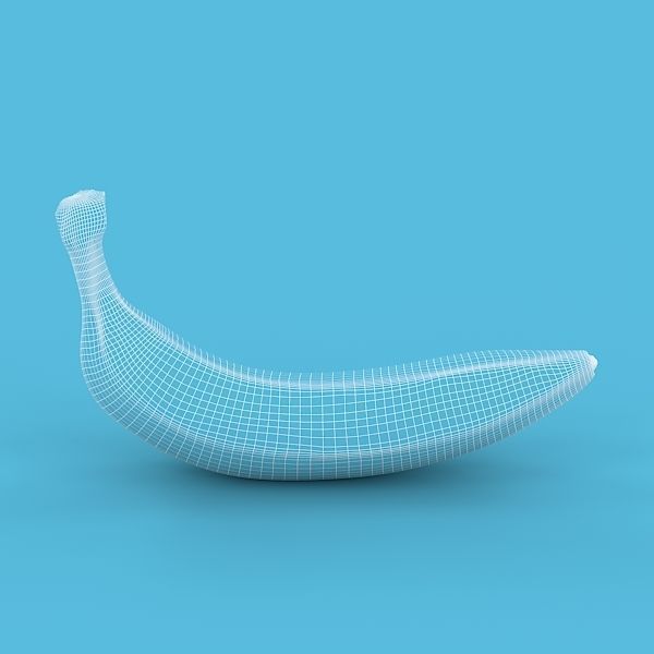 Banana 3D model_2