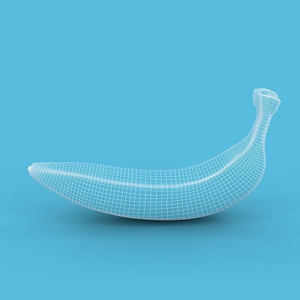 Banana 3D model_8