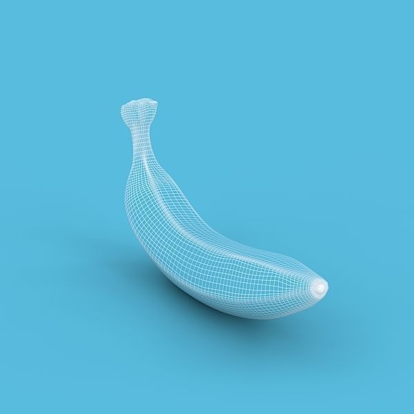 Banana 3D model_4