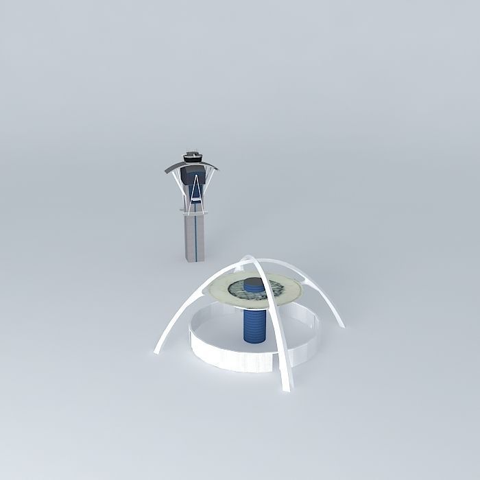 LAX Tower and Theme Building Free 3D model_2