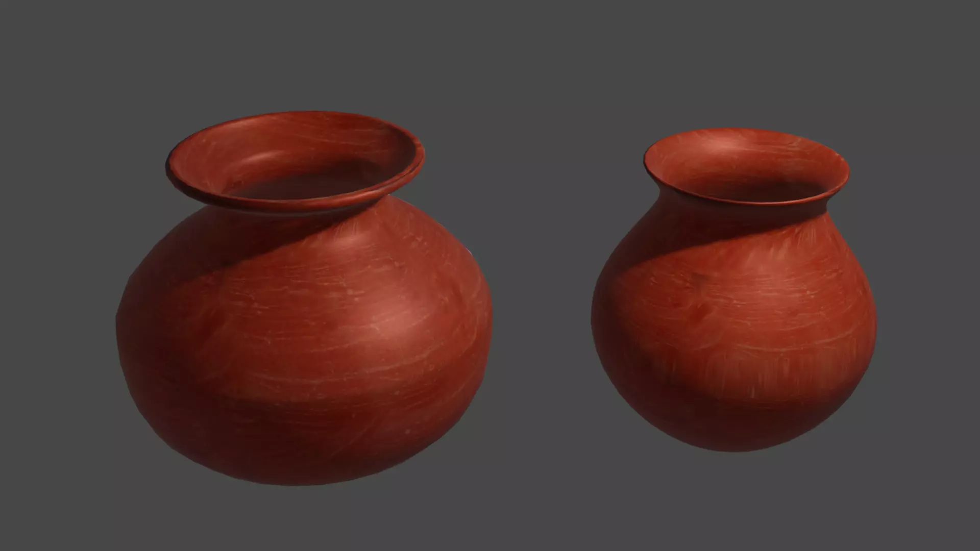 Lowpoly Indian Clay Pot 3D model Free low-poly 3D model_0