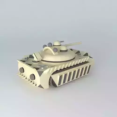Unmanned Tank Free 3D model Unmanned Tank Free 3D model