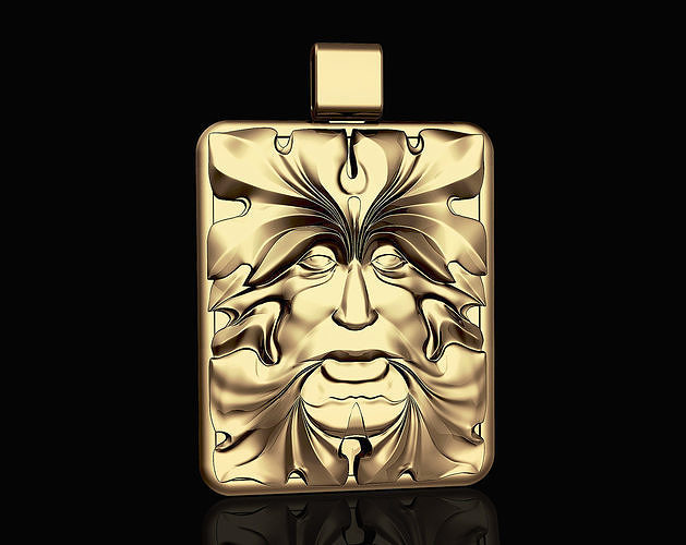 Druid Pendant 3D print model