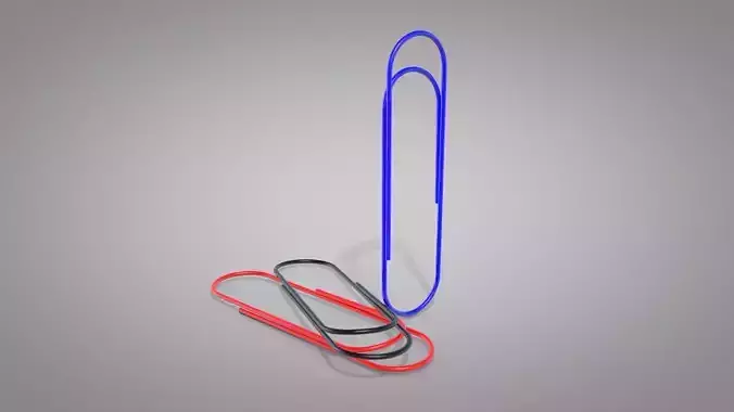 Paper Clip 3D Model