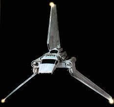 imperial space shuttle star wars Lambda-class T-4a shuttle 3D model_4