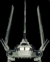 imperial space shuttle star wars Lambda-class T-4a shuttle 3D model_1
