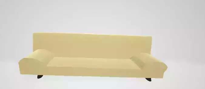 Yellow Sofa  3D print model