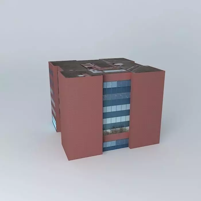 Portland Waterfront Building Free 3D model_0