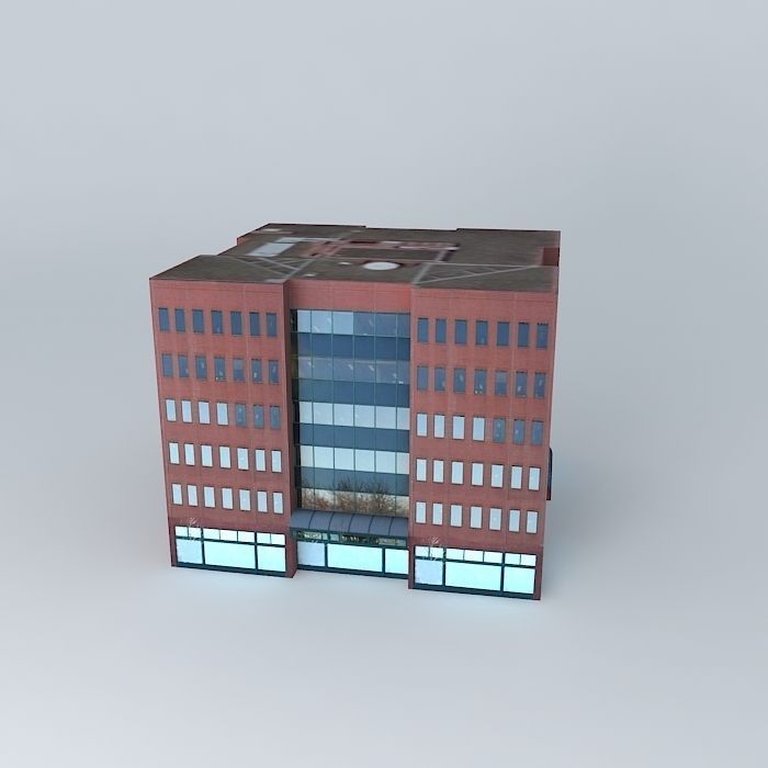 Portland Waterfront Building Free 3D model_2