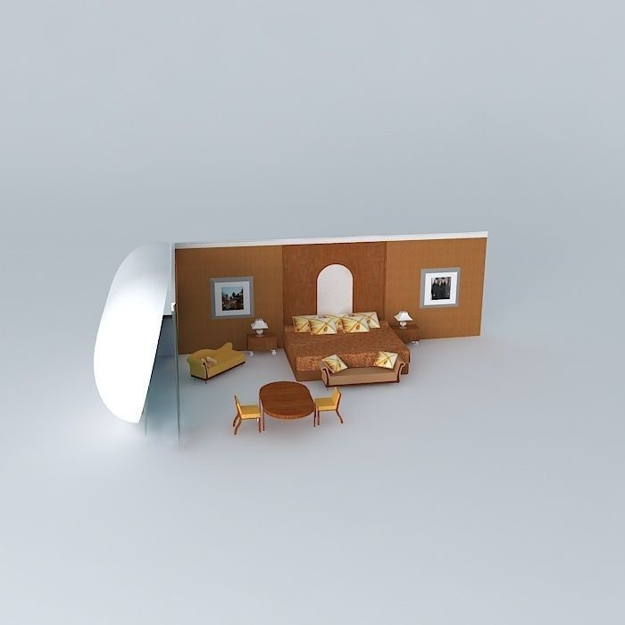 Emirates Palace - Grand Room Free 3D model_2