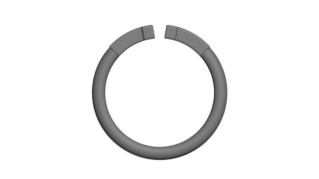 Wire Ring 3D print model_6