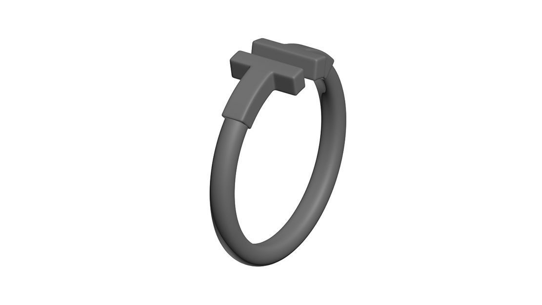 Wire Ring 3D print model_9