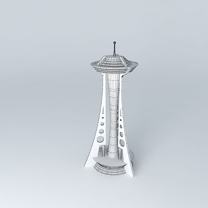 Skyscraper for 3d Challenge 009 Free 3D model_4