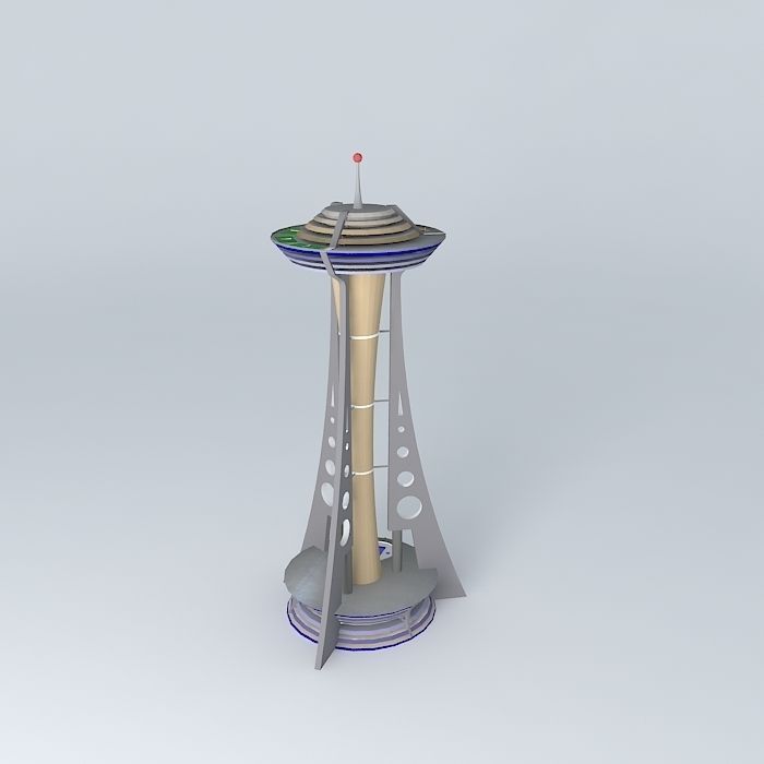 Skyscraper for 3d Challenge 009 Free 3D model_1