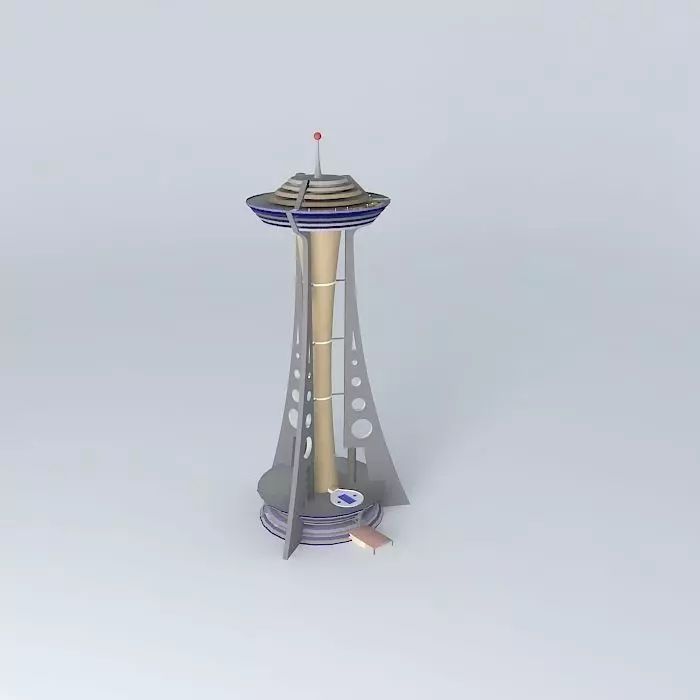 Skyscraper for 3d Challenge 009 Free 3D model_0