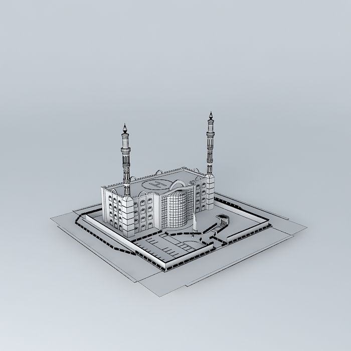 Baghdad Police Station Free 3D model_3