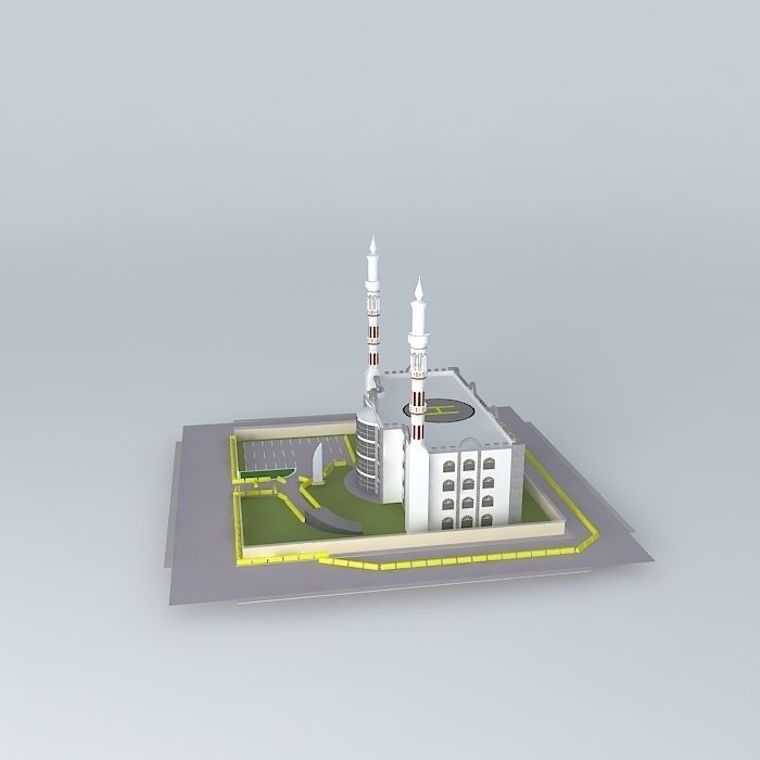 Baghdad Police Station Free 3D model_2